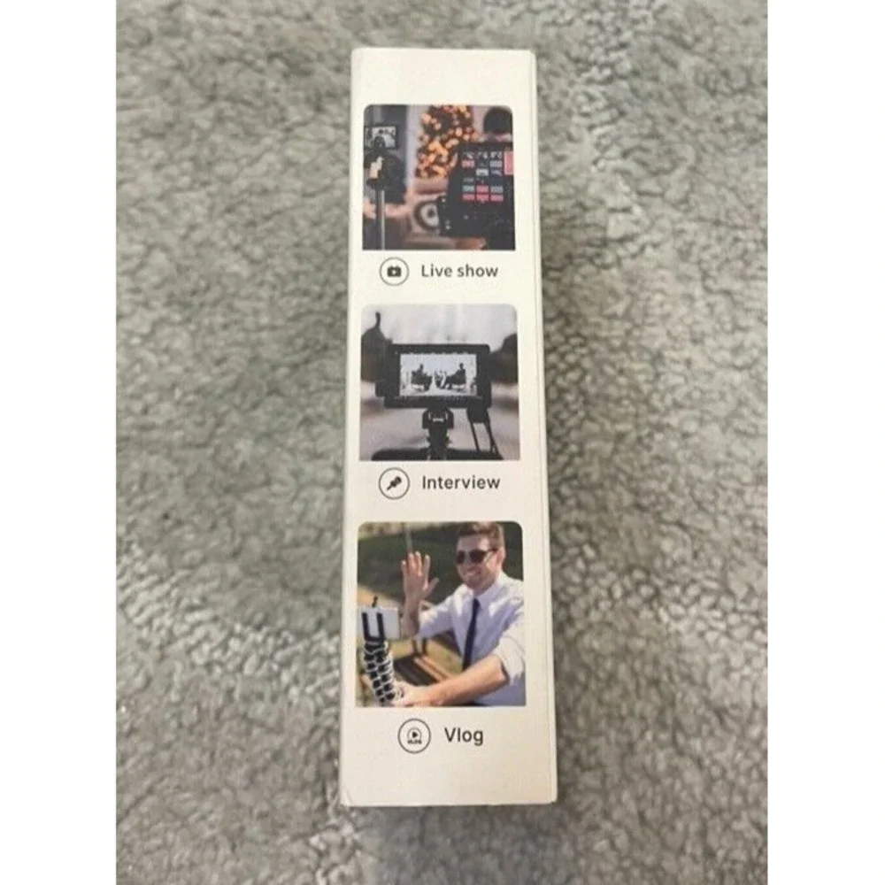 Kingwell Wireless Microphone Unisex OS Black‎ iPhone 2 Transmitters 1 Receiver